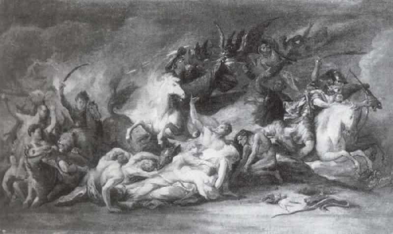 Benjamin West Tod auf einem fahlen Pferd France oil painting art